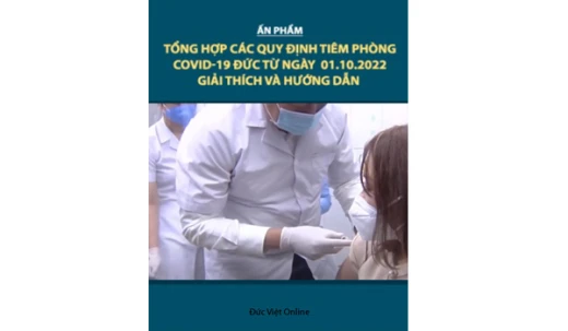 Ấn phẩm: Tổng hợp các quy định tiêm phòng Covid-19 Đức từ ngày  01.10.2022 - Giải thích và hướng dẫn
