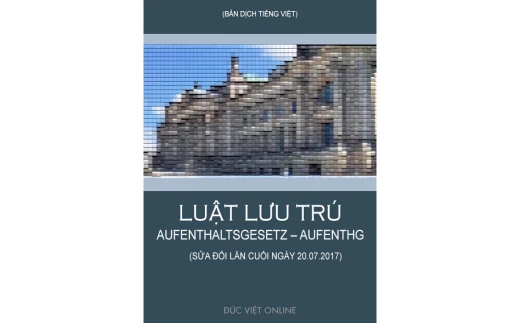 Luật Lưu Trú Aufenthaltsgesetz (bản dịch tiếng Việt)